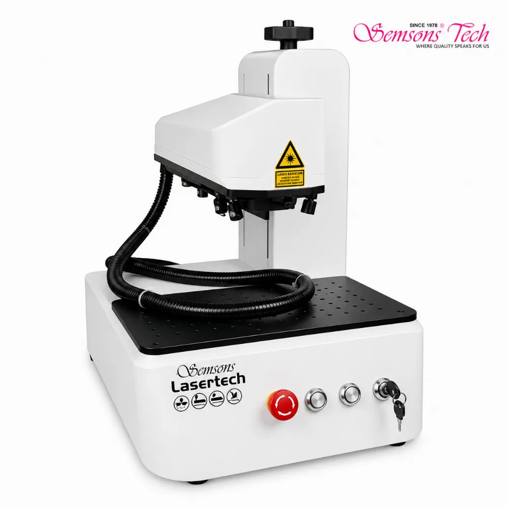 Semsons Tech Smart-2 Benchtop Laser Marking Platform for jewellery hallmarking and engraving