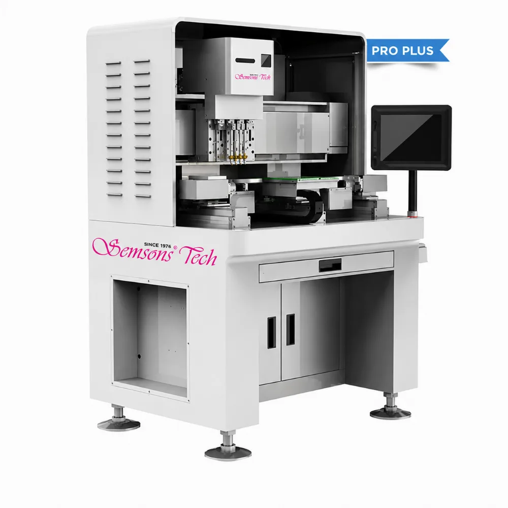 Semsons Tech X4 Pro Plus — Double Station Automatic Wax Setting Machine for jewellery diamond setting